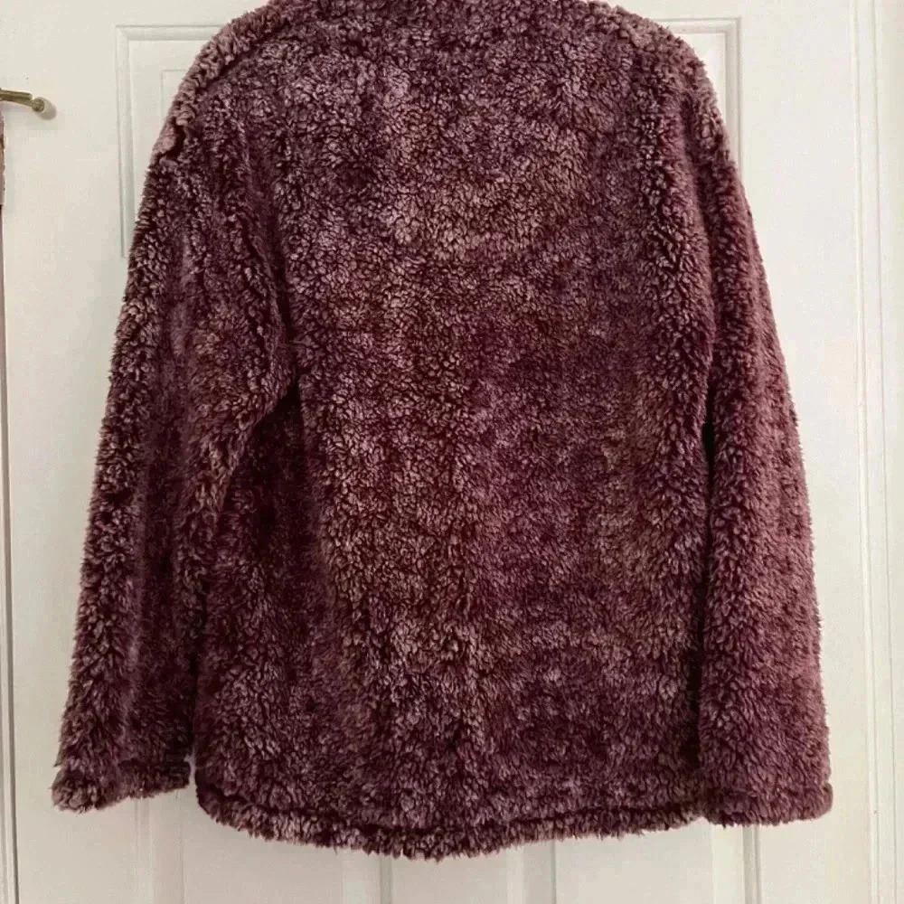 Peach Love California Sherpa Half Zip Size Large - Picture 7 of 8